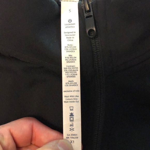 Lululemon Zip up - Picture 5 of 5